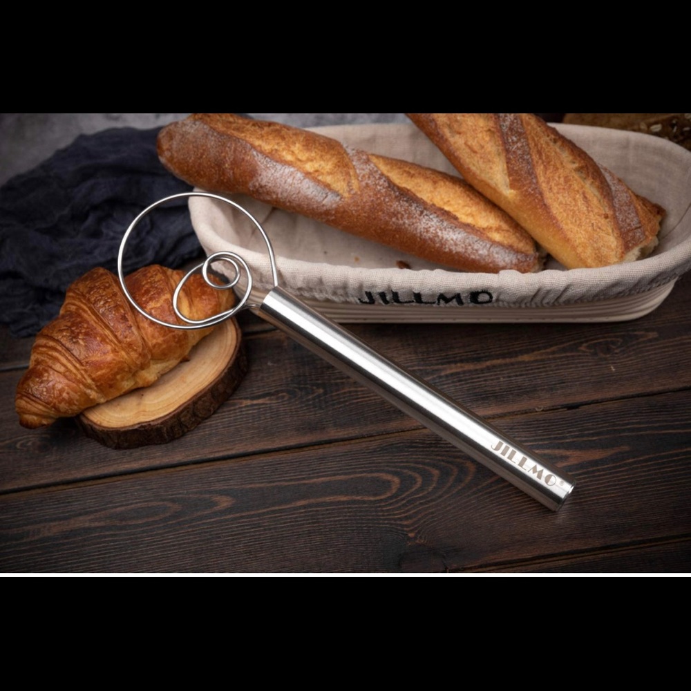 12 inch Stainless Steel Dough Whisk